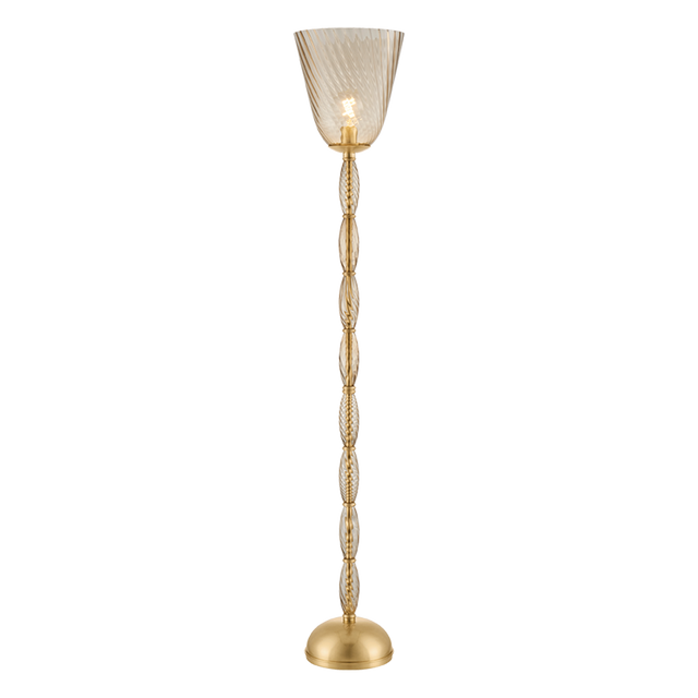Hudson Valley Lighting Bleecker AGED BRASS 11W x 61.5H Floor Lamp