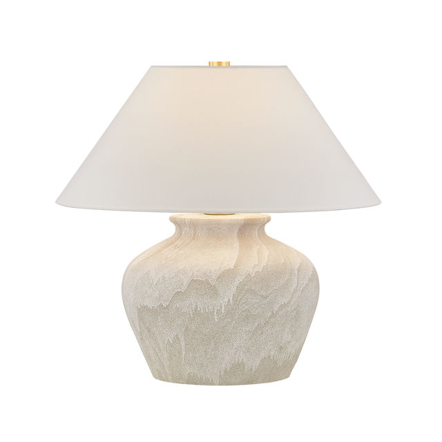 Hudson Valley Lighting Allards AGED BRASS 24W x 23.5H Table Lamp