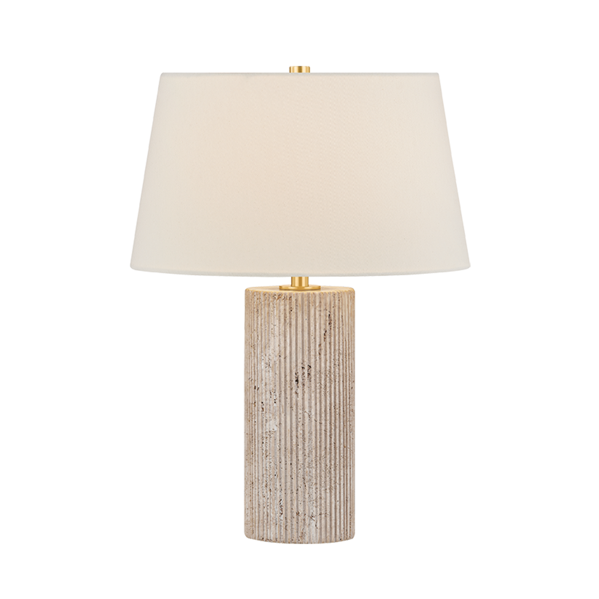 Hudson Valley Lighting Highland Mills AGED BRASS 16W x 21.75H Table Lamp
