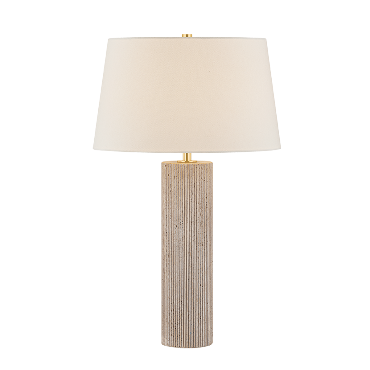 Hudson Valley Lighting Highland Mills AGED BRASS 18W x 29.25H Table Lamp