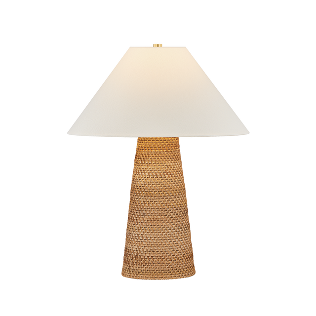 Hudson Valley Lighting Forest Heights AGED BRASS 20W x 26H Table Lamp