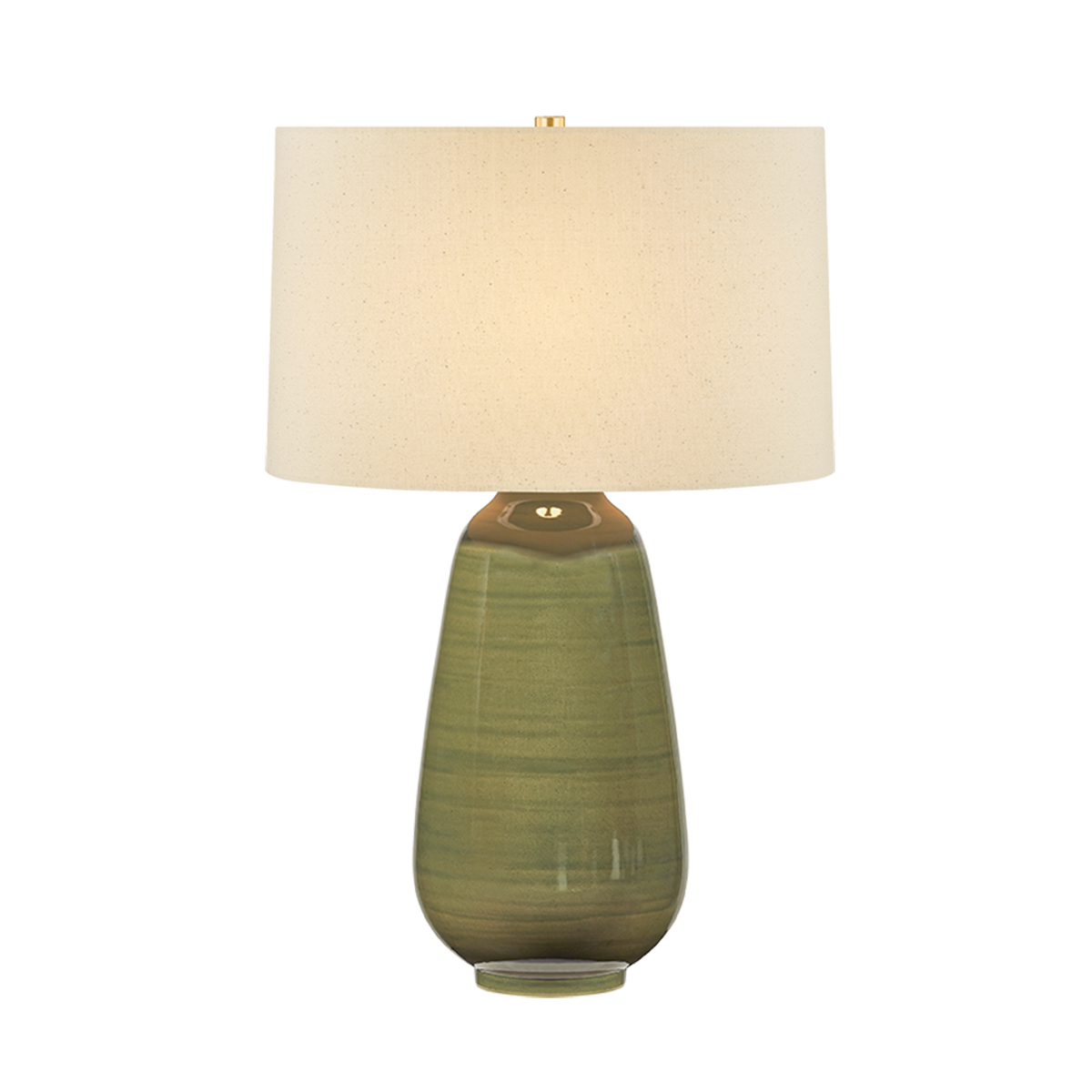 Hudson Valley Lighting Piermont AGED BRASS 18W x 27H Table Lamp