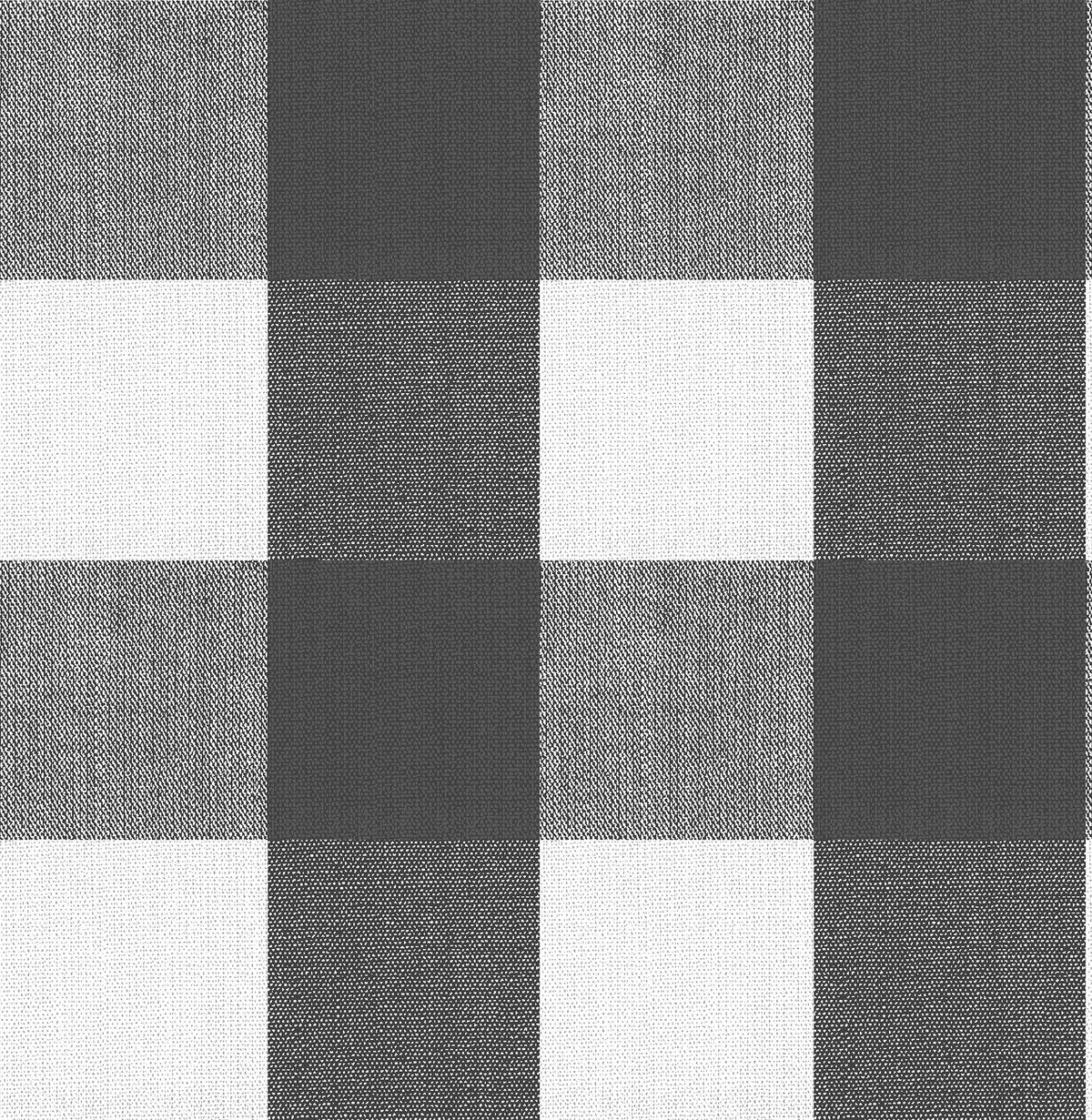 York Buffalo Plaid Charcoal Peel & Stick Wallpaper