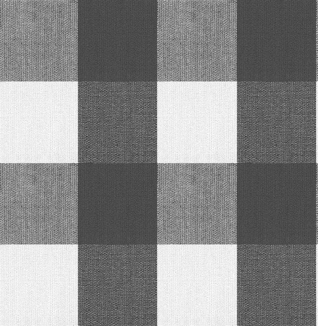 York Buffalo Plaid Charcoal Peel & Stick Wallpaper