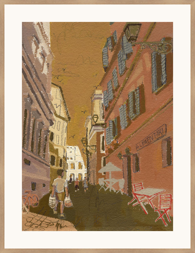 Surya All Roads Lead to Rome ALLR-001 39"H x 30"W x 1"D Art