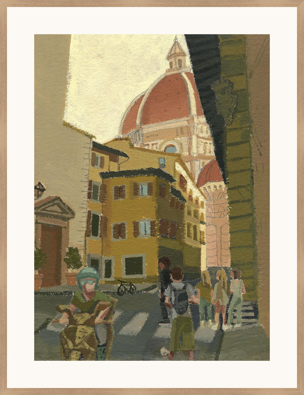 Surya All Roads Lead to Rome ALLR-002 50"H x 38"W x 1"D Art