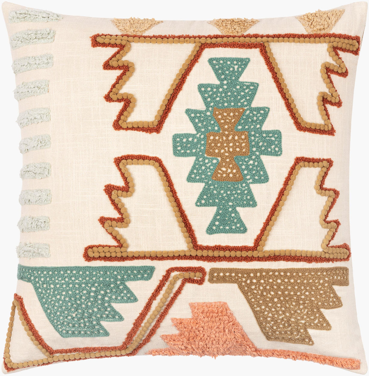 Surya Bisbee II BIB-001 20"L x 20"W Pillow Cover