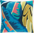 Surya Banana BANANA PLANT AQUA PILLOW 12"L x 18"W Pillow