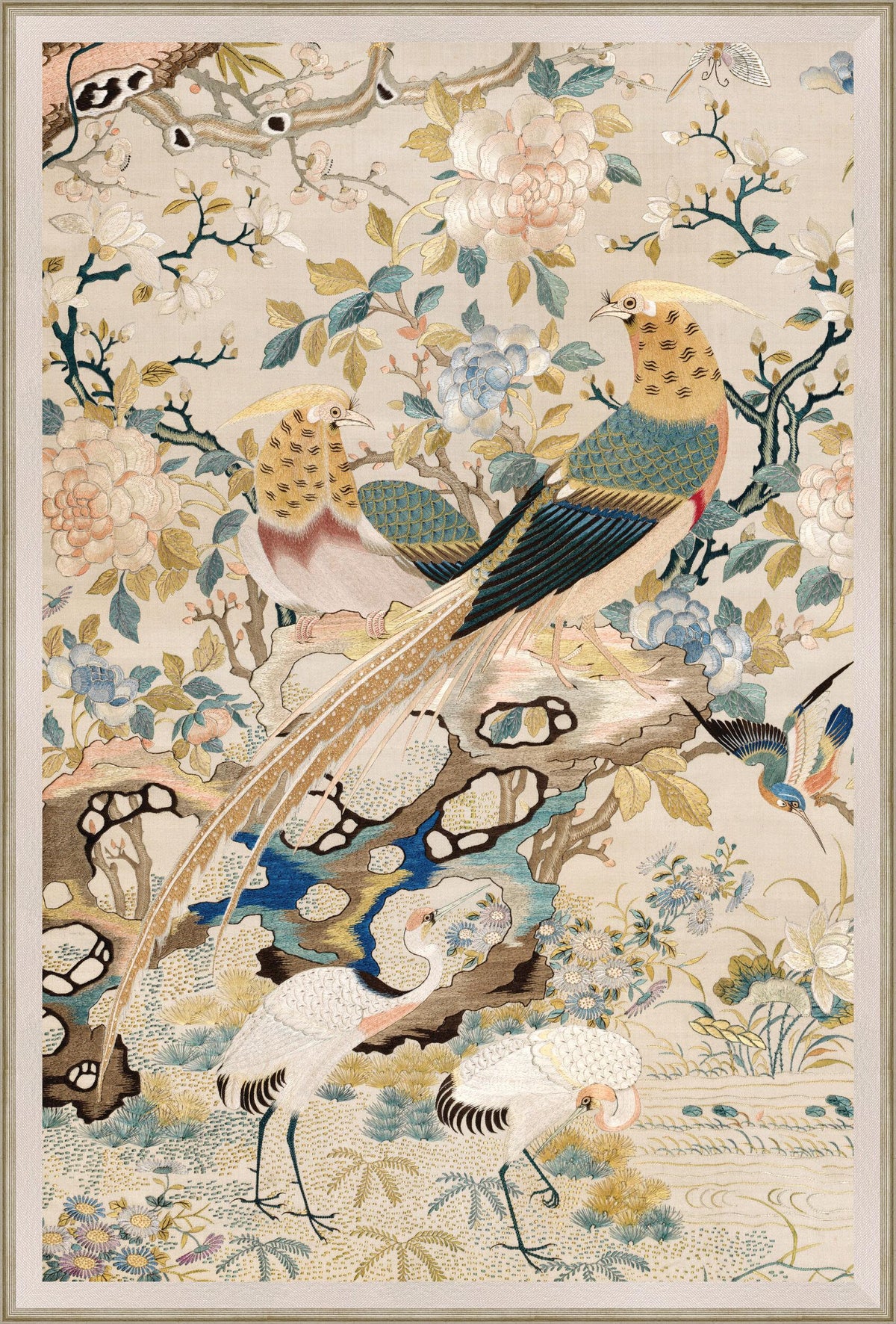 Surya Branches Holding Flight BRHF-002 53"H x 36"W x 1"D Art