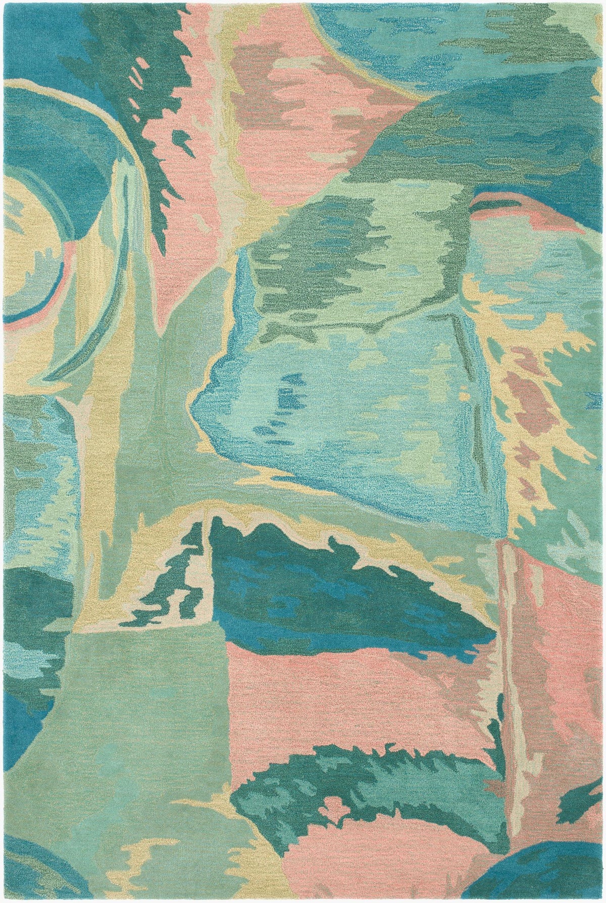 Surya Camden Expression Lily 7'6" x 9'6" Handmade Rug
