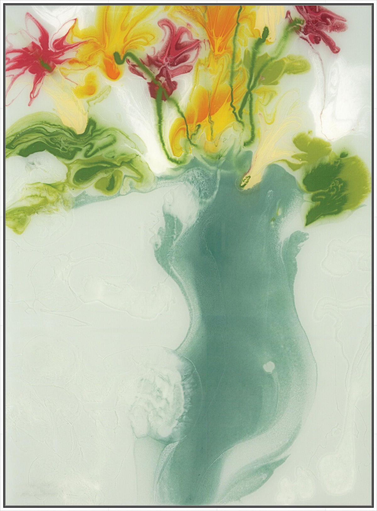 Surya Floral Idealism FLID-006 40"H x 30"W x 2"D Art