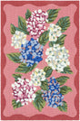 Livabliss Laguna Florette Blush 2'6" x 4' Handmade Rug