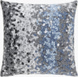 Surya Floating Fossette FLOATING FOSSETTE FROST PILLOW 12"L x 18"W Pillow