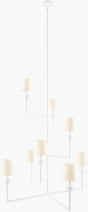 Surya Fayen FYEN-003 38"L x 38"W x 49"H Ceiling Lighting