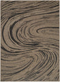 Livabliss Portafina Marea Black 2' x 7'7" Machine Woven Rug