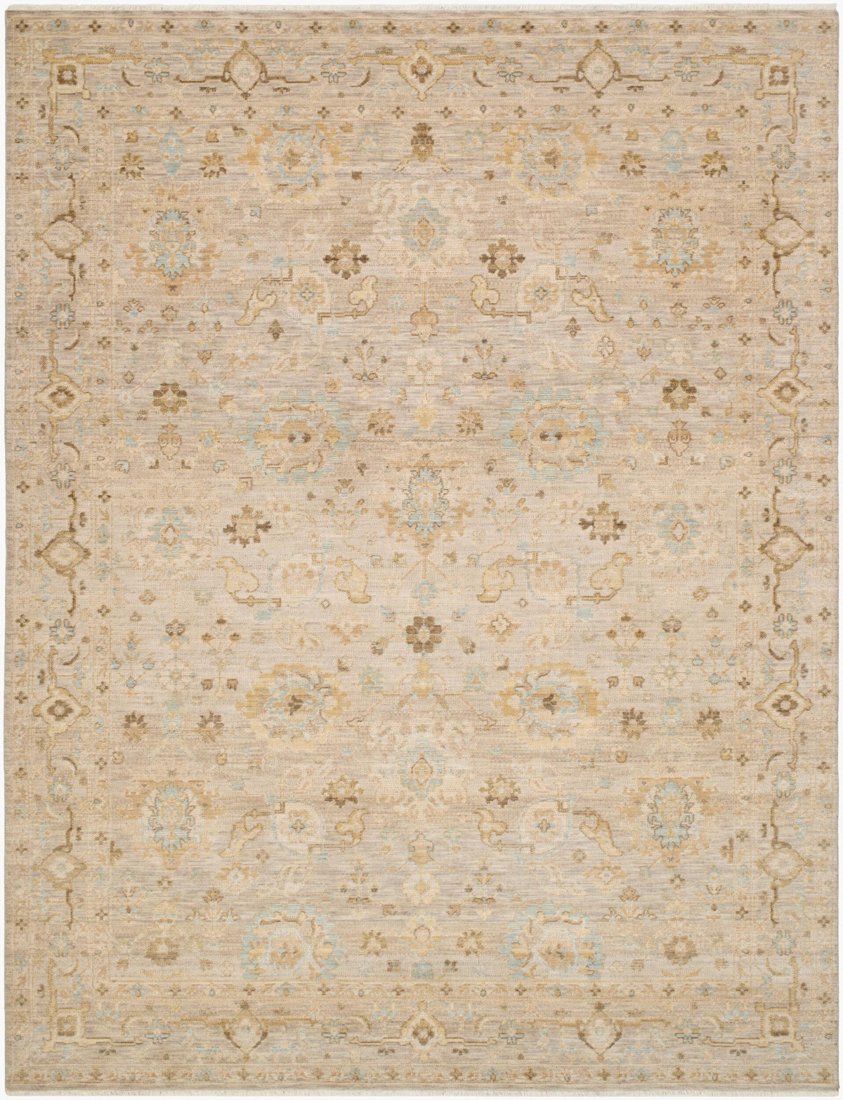 Surya Meander Line MDZ-2304 2'6" x 10' Machine Woven Rug