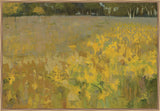 Surya Ochre Meadow OCHR-001 25"H x 35"W x 2"D Art
