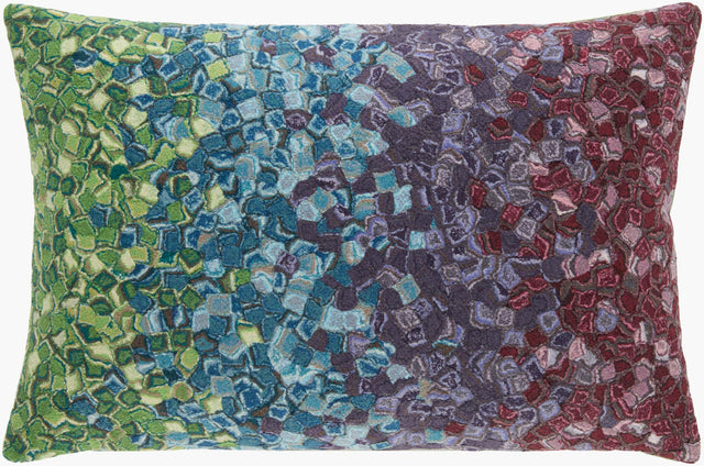 Surya Ombre Fossette OMBRE FOSSETTE SUCCULENT PILLOW 18"L x 18"W Pillow Cover