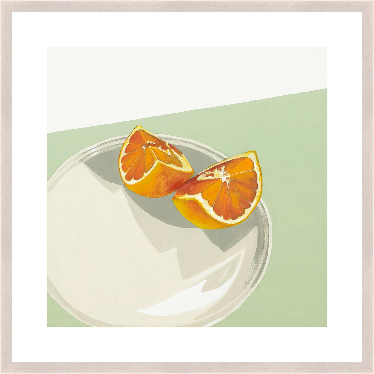 Surya Orange Slices ORAN-001 16"H x 16"W x 1"D Art