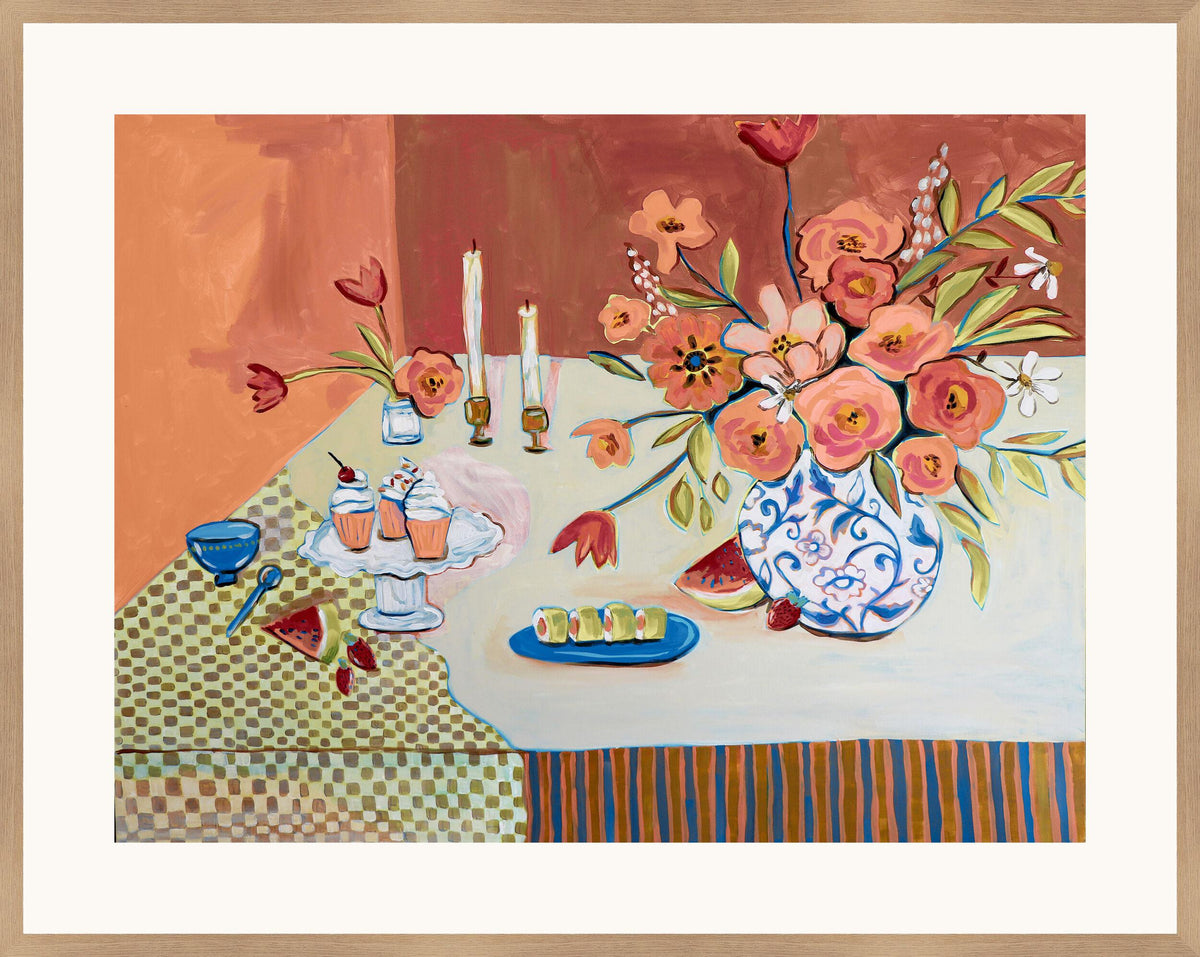 Surya Petals and Pastries PETA-001 20"H x 24"W x 1"D Art
