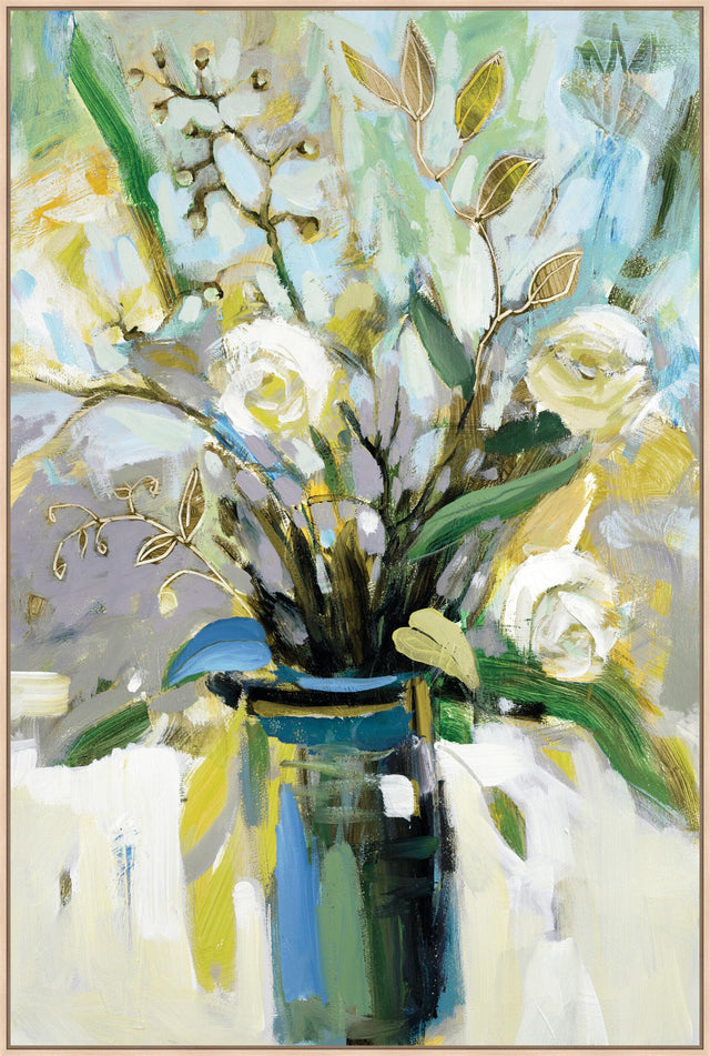 Surya Roses in the Limelight ROSE-001 34"H x 23"W x 2"D Art