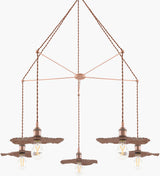 Surya Ravon RVON-001 38"L x 38"W x 76"H Ceiling Lighting
