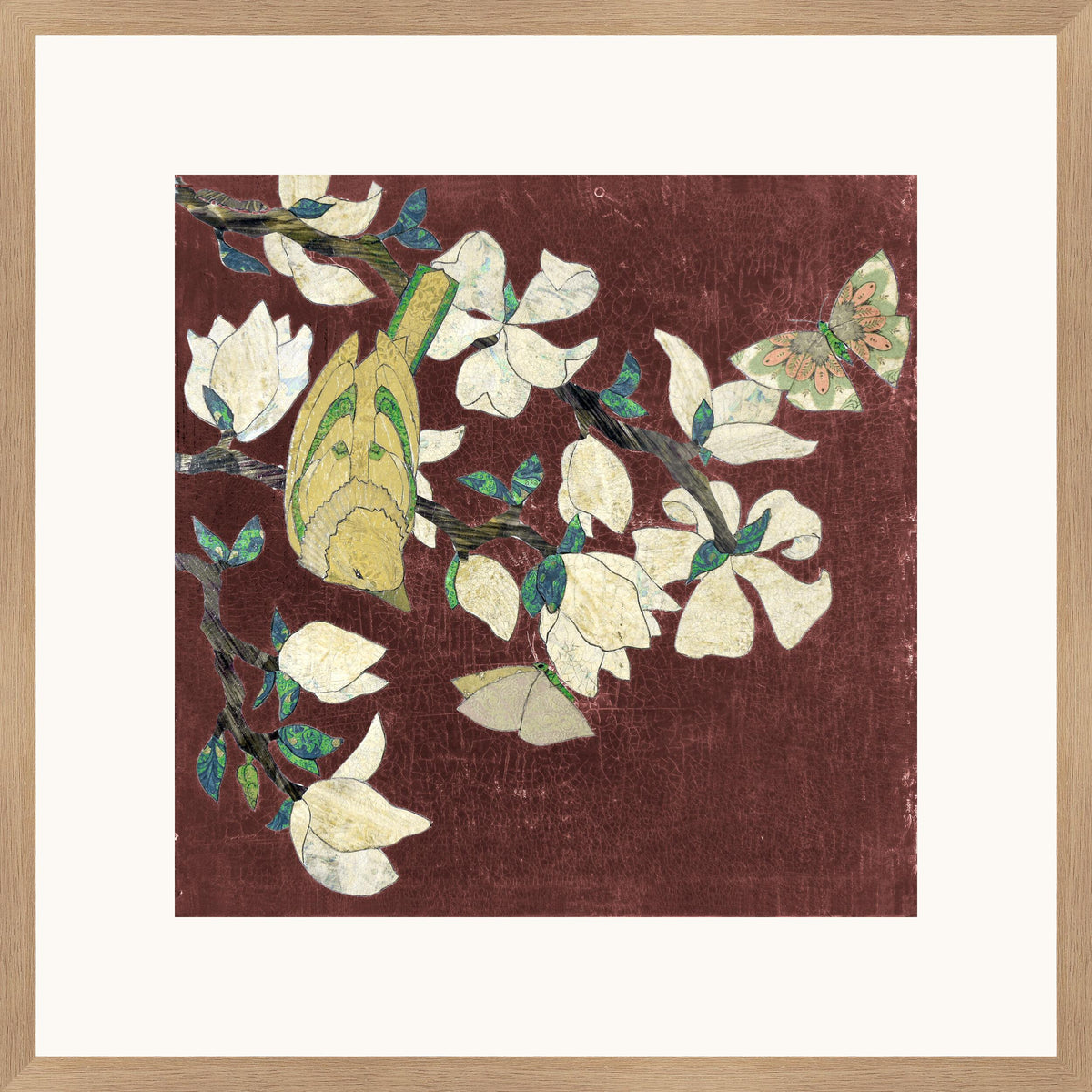 Surya Saffron Serenade SASE-001 24"H x 24"W x 1"D Art