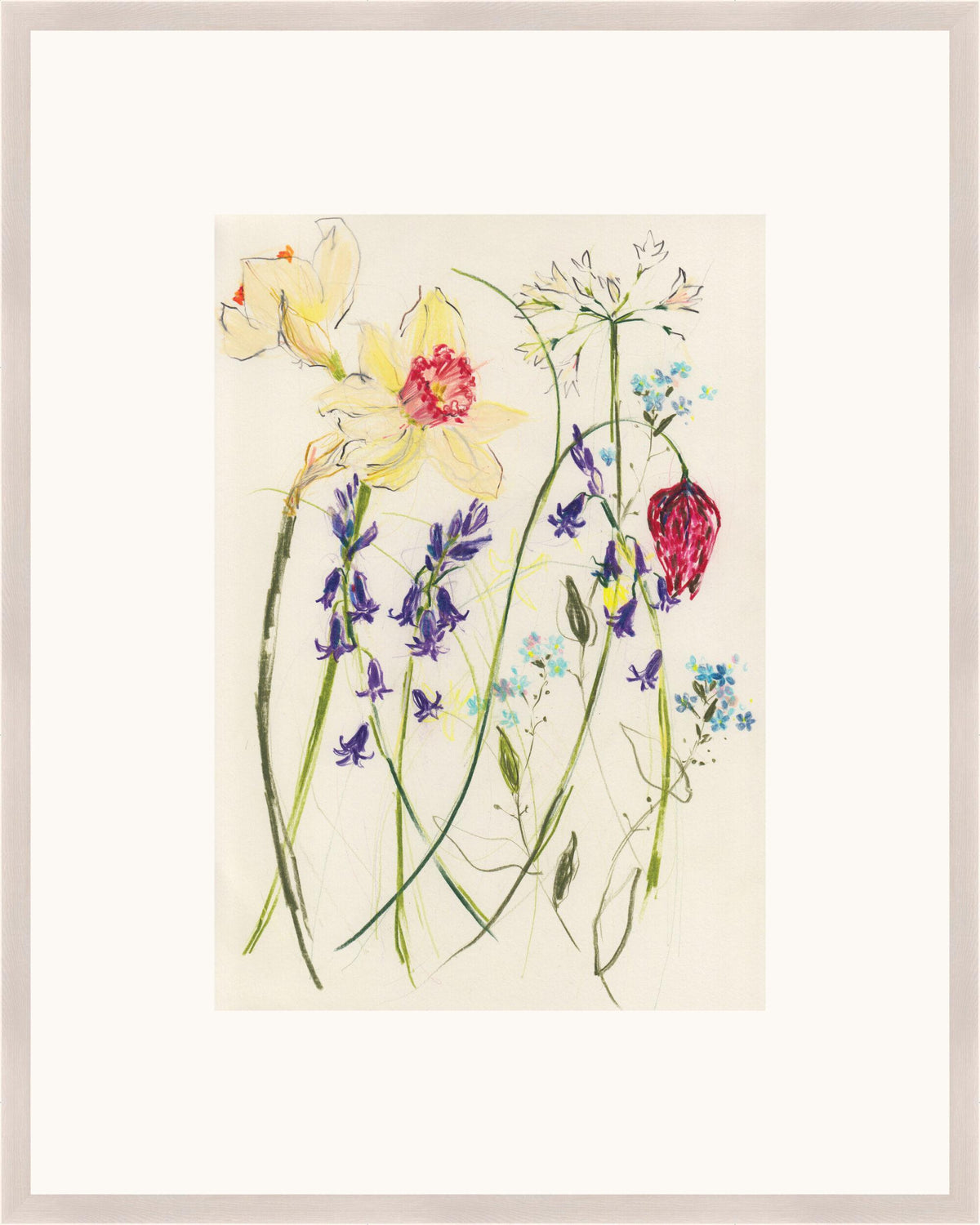 Surya Spring Notes SPRI-001 40"H x 32"W x 1"D Art