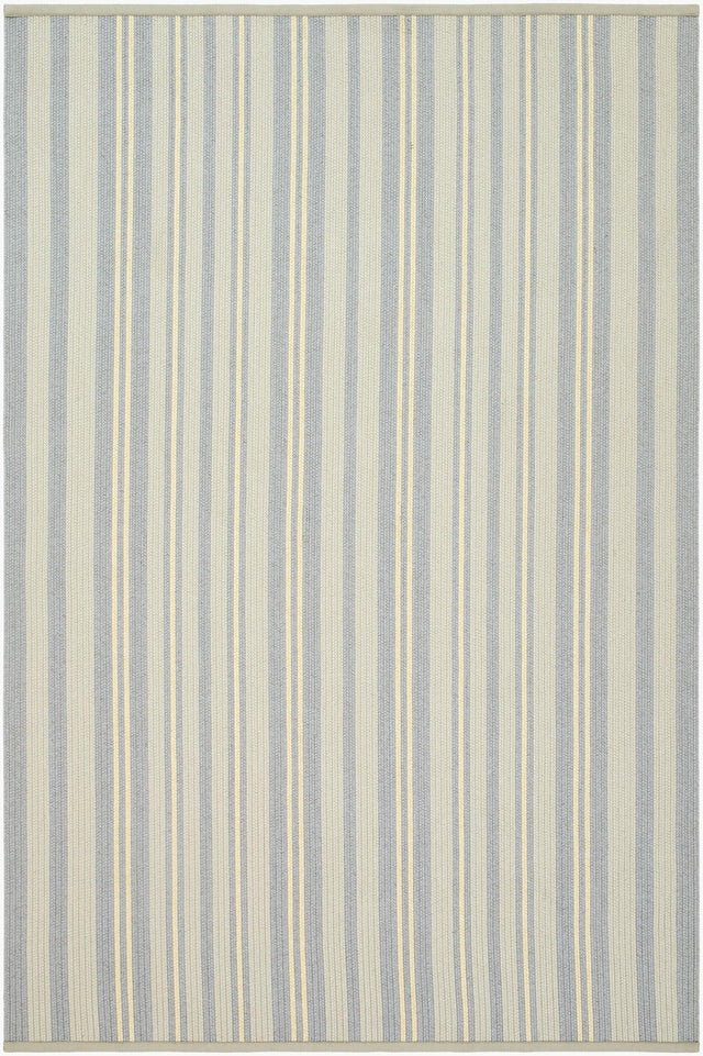 Surya Cabana Stripe Silver 2' x 3' Handmade Rug