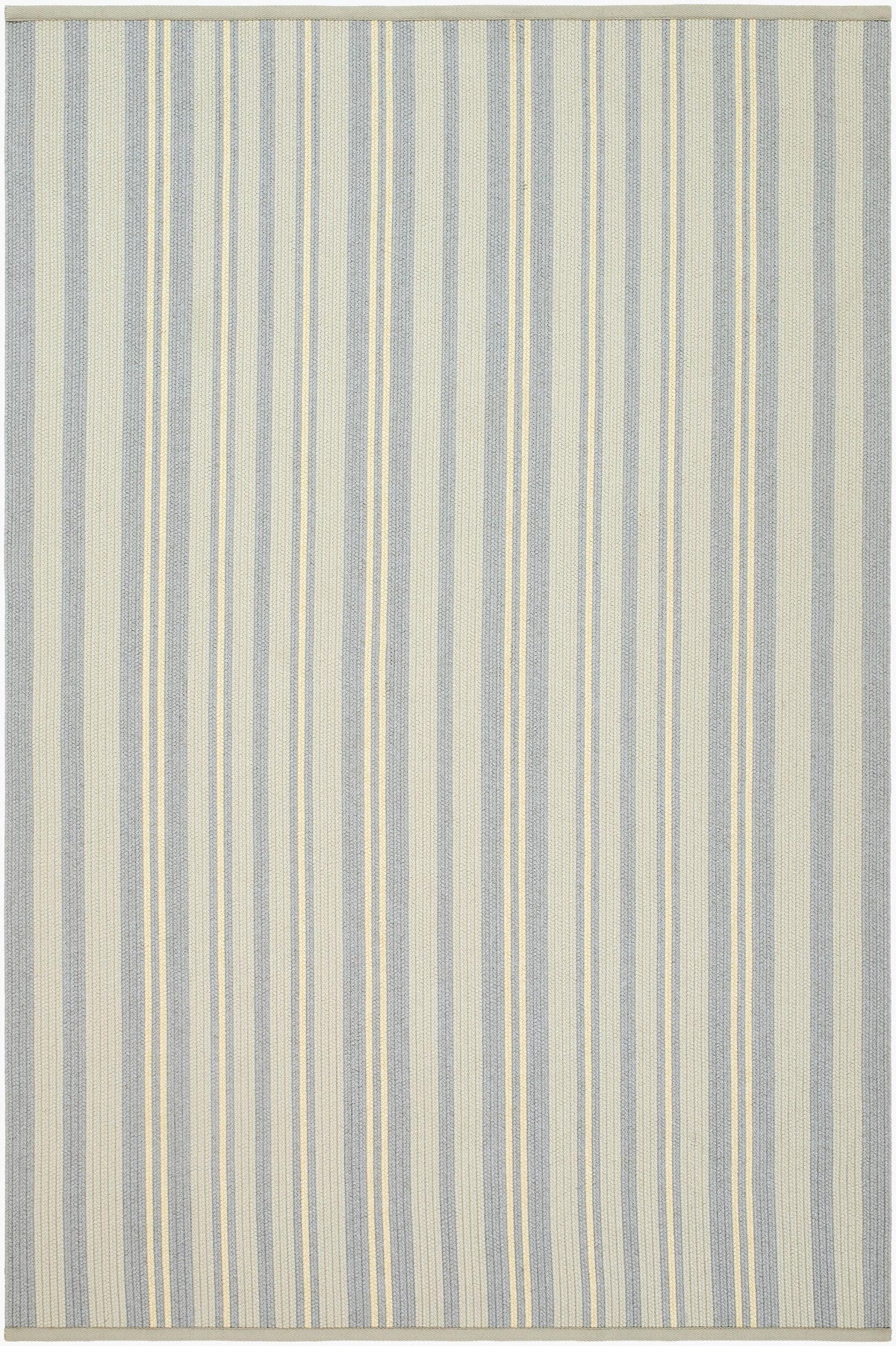 Surya Cabana Stripe Silver 5' x 7'6" Handmade Rug