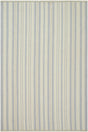 Surya Cabana Stripe Silver 7'6" x 9'6" Handmade Rug