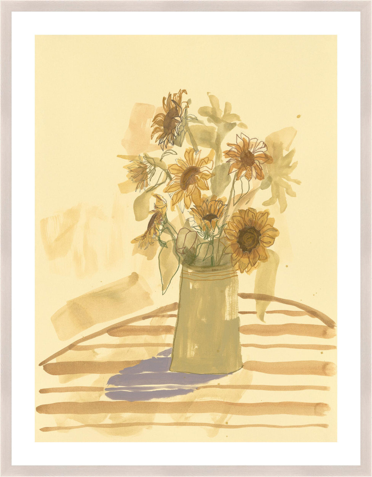 Surya Suttons Flowers SUTT-003 19"H x 16"W x 1"D Art