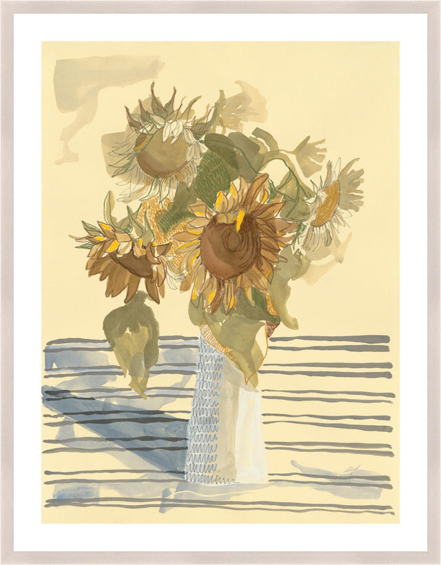 Surya Suttons Flowers SUTT-004 46"H x 36"W x 1"D Art