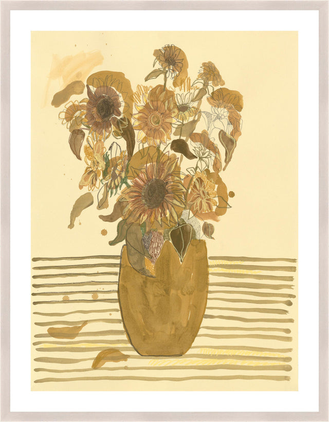 Surya Suttons Flowers SUTT-006 19"H x 16"W x 1"D Art