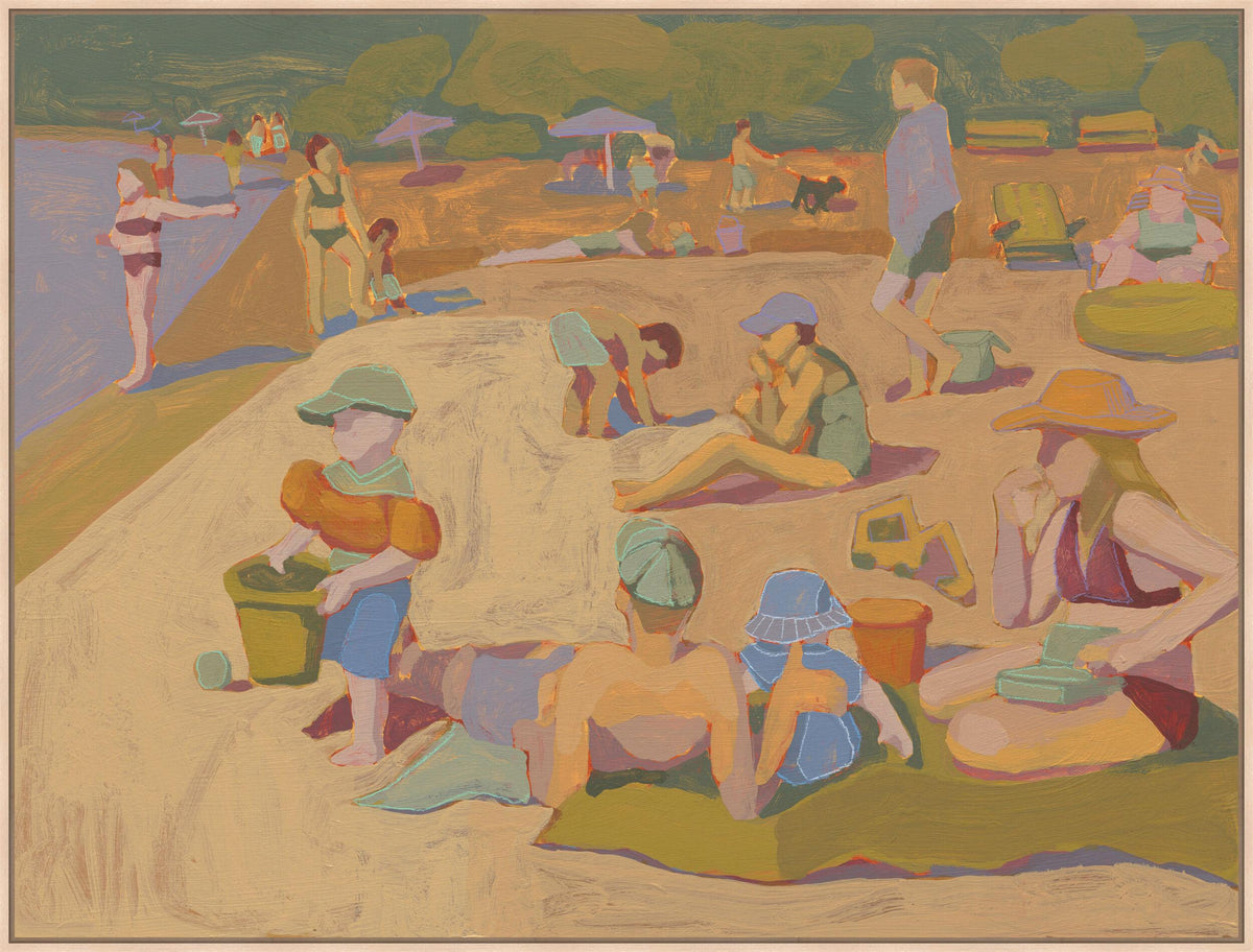 Surya Welcome to the Beach Club WELC-001 41"H x 54"W x 2"D Art