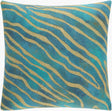 Surya Zebra ZEBRA SEASCAPE PILLOW 12"L x 18"W Pillow