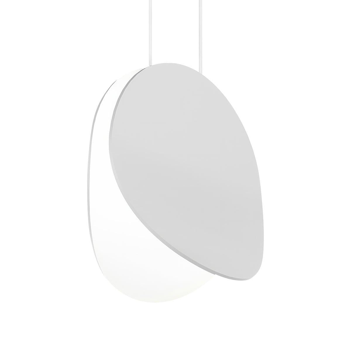 Sonneman Malibu Discs Satin White 7.5W x 3.75L x 7.5H Pendant 1765.03-J20