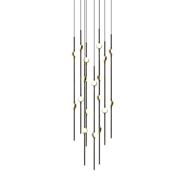 Sonneman Constellation Espresso Black 11.5W x 30H Pendant 2012.33W-27