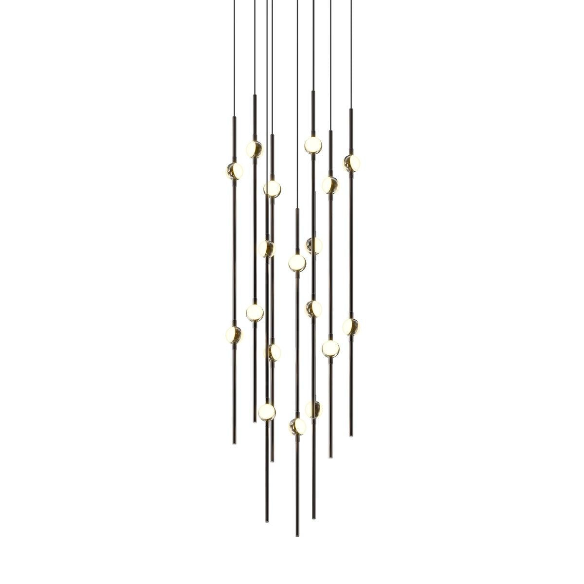 Sonneman Constellation Espresso Black 11.5W x 30H Pendant 2012.33W-27-J20