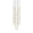 Sonneman Constellation SATIN BRASS 11.5W x 30H Pendant 2012.38C-27