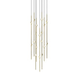 Sonneman Constellation SATIN BRASS 11.5W x 30H Pendant 2012.38C-27-J20
