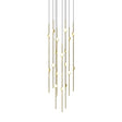 Sonneman Constellation SATIN BRASS 11.5W x 30H Pendant 2012.38W-J20