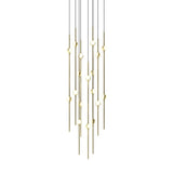 Sonneman Constellation SATIN BRASS 11.5W x 30H Pendant 2012.38W-J20