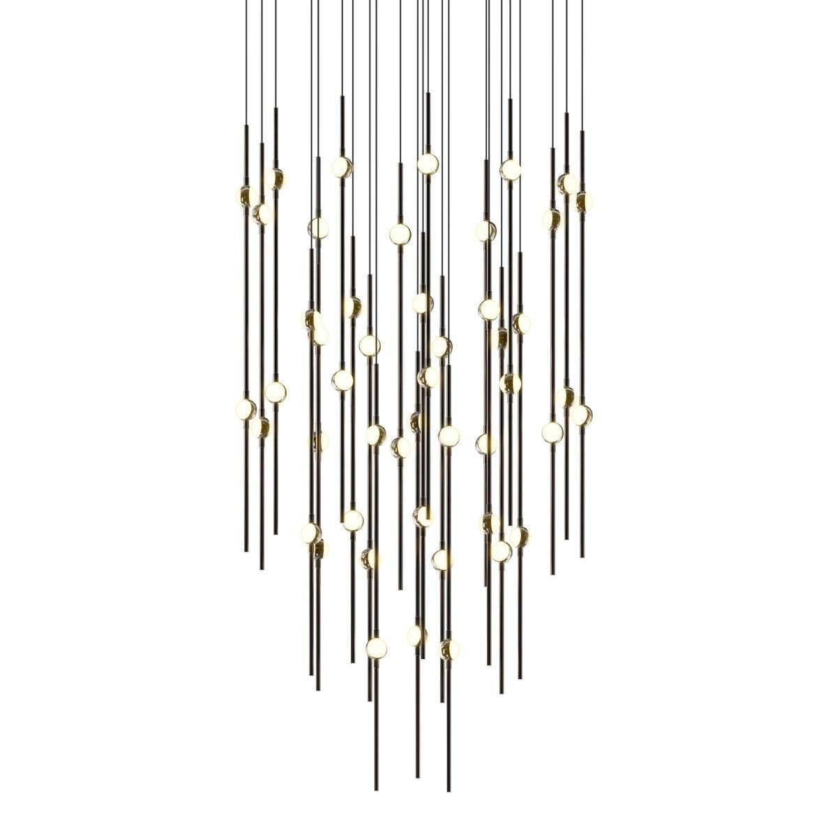 Sonneman Constellation Espresso Black 24.75W x 30H Pendant 2014.33W-22-J20