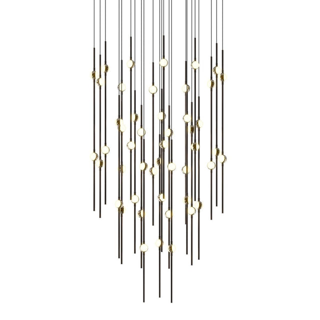 Sonneman Constellation Espresso Black 24.75W x 30H Pendant 2014.33W-J20