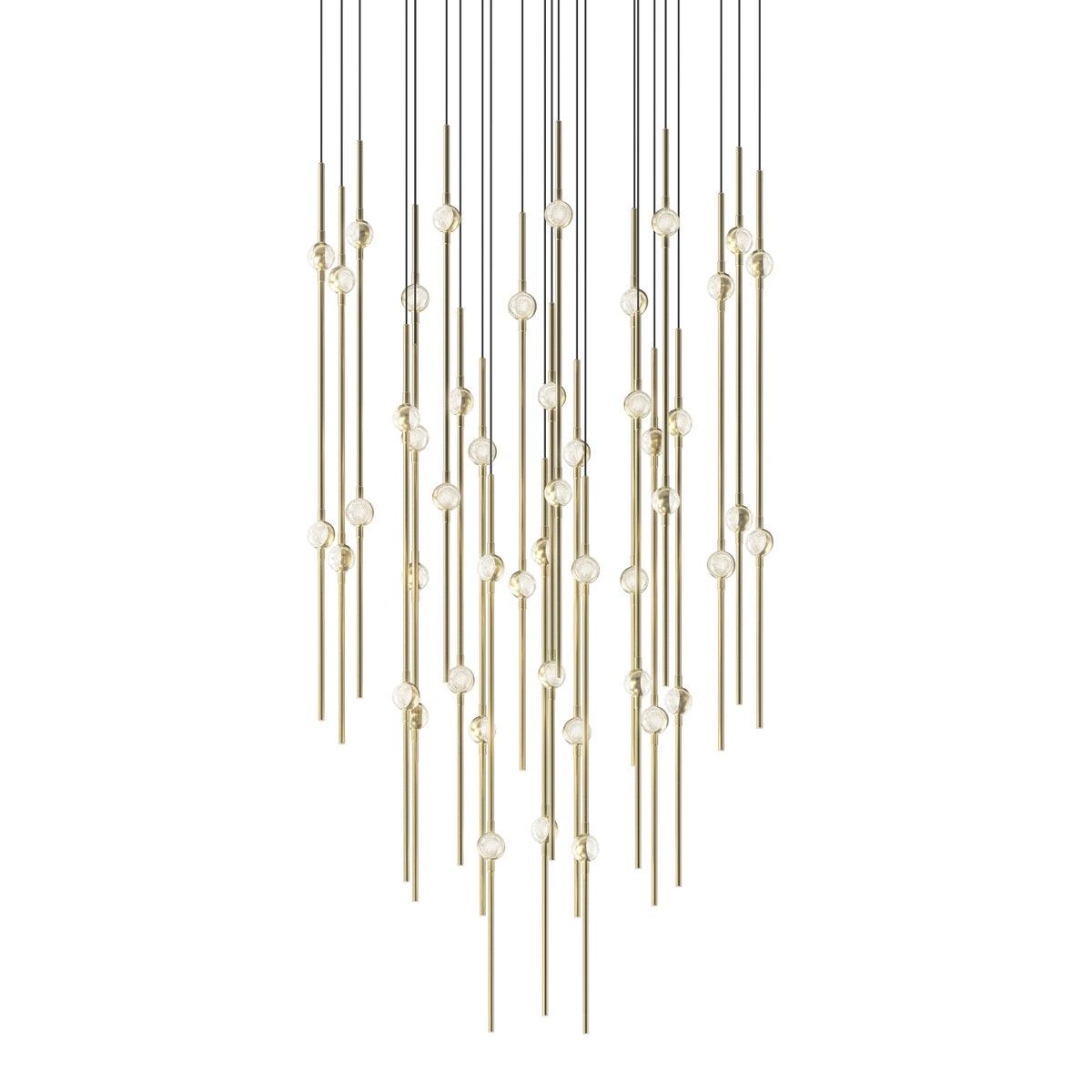Sonneman Constellation SATIN BRASS 24.75W x 30H Pendant 2014.38C-27