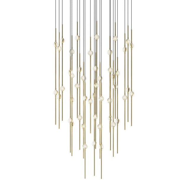 Sonneman Constellation SATIN BRASS 24.75W x 30H Pendant 2014.38C-J20
