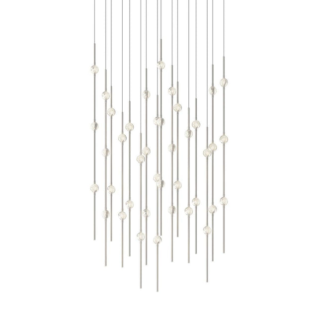 Sonneman Constellation SATIN NICKEL 21.5W x 21.5L x 38H Pendant 2015.13C-27