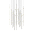 Sonneman Constellation SATIN NICKEL 21.5W x 21.5L x 38H Pendant 2015.13C-J20