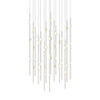 Sonneman Constellation SATIN NICKEL 21.5W x 21.5L x 38H Pendant 2015.13W-27-J20